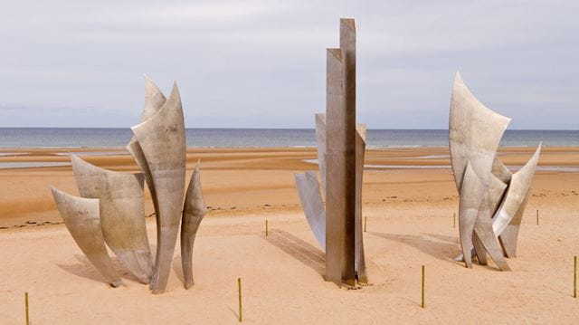 D Day memorial sculpture Normandy
